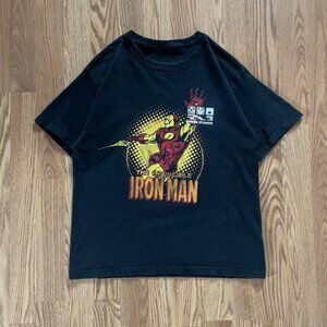 Vintage The Invincible Iron Man Graphic Tee - Retro Marvel Style